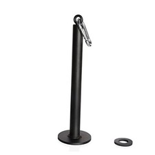 Loading Pin for 1 inch Standard Weight Plates with Carabiner