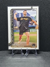 2025 Topps Series 1 Carl Radke FIRST PITCH PNC Park FP-6