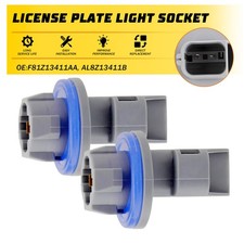 2X License Plate Light Socket Rear Tail Brake Lamp Plug For Ford F-150 2004-21