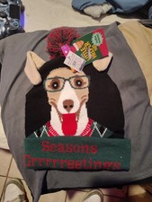 Wembleys Santa Little Helper Sesons Greetings Dog Beanie One Size