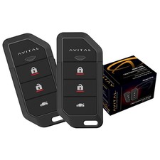 Avital 2103L 1-Way Keyless Entry System with Two 4-Button Remotes Brand New