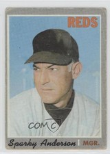 1970 Topps Sparky Anderson #181 HOF 0ha3