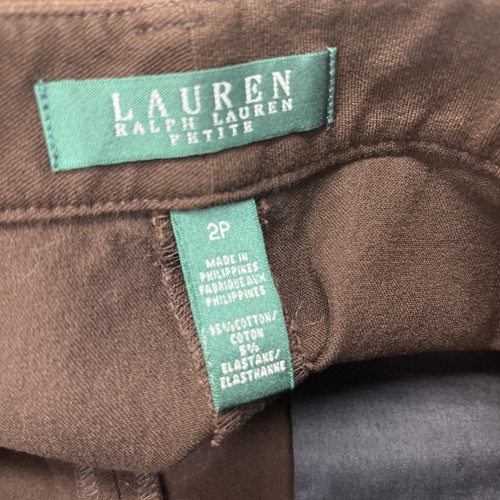 Gonna a tubino Lauren Ralph Lauren 2P marrone dettagli zip elasticizzata business B176 - Foto 13 di 15