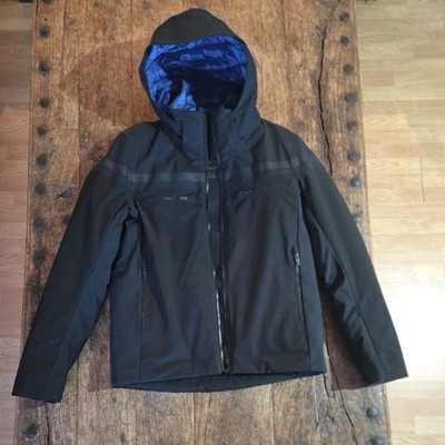 Fusalp Power Ski Jacket  Black 48 Full Zip Hooded Winter Coat Primaloft 