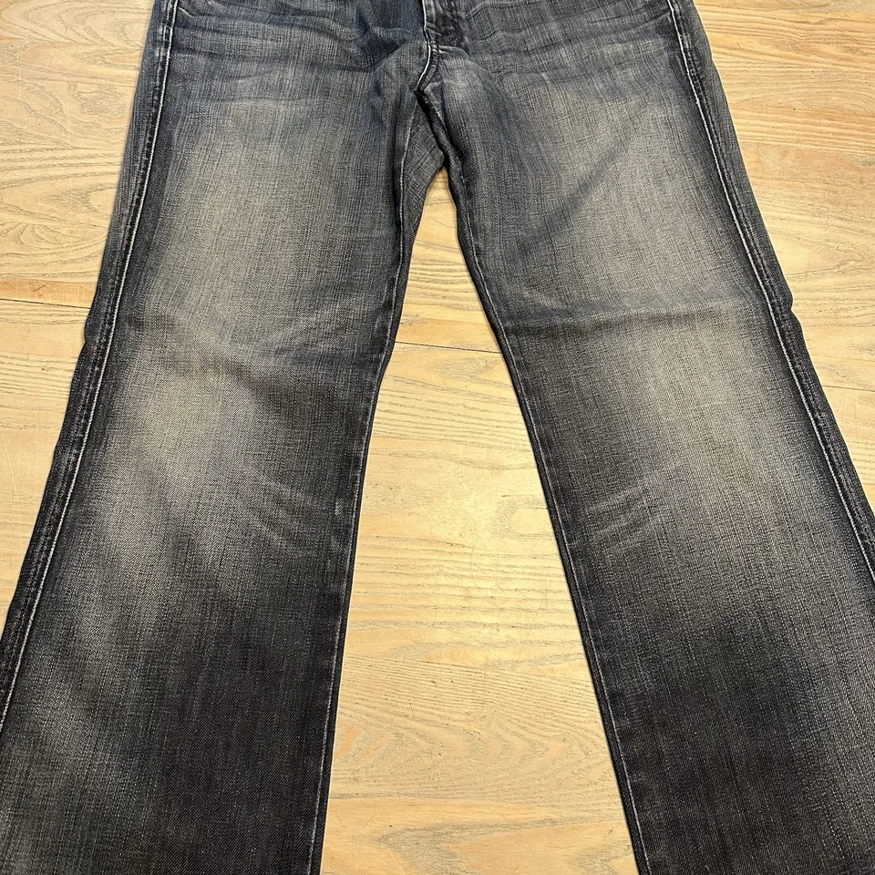 LEER Pantalones de mezclilla Seven 7 For All Mankind "A" Pkt Bootcut para hombre 36x32 cremallera mosca Foto 4 de 4