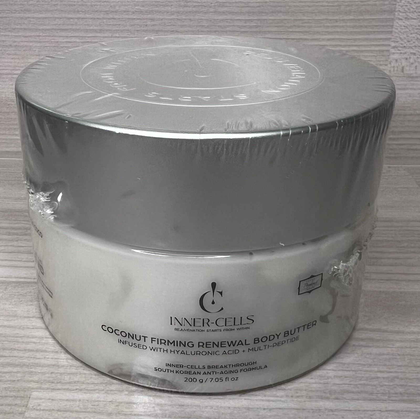 Inner Cells - Coconut Firming Body Butter, Infused with Hyaluronic Acid - 200 g