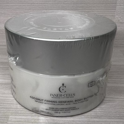 Inner Cells - Coconut Firming Body Butter, Infused with Hyaluronic Acid - 200 g