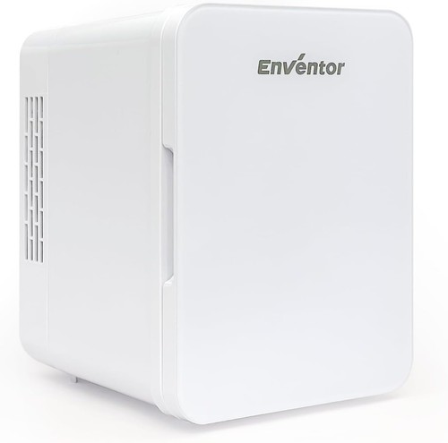 Enventor Mini Frigo 15 Litres, Mini Frigo de Chambre, 220V AC/12V DC