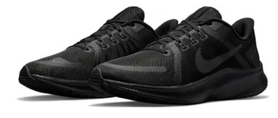 Nike Men's Quest 4 Platform Running Shoes, Black/Dk Smoke Grey, Size 12 M, New