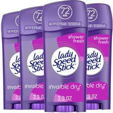 Lady Speed Stick Antiperspirant Deodorant for 2.3 Ounce Pack of 4 , White