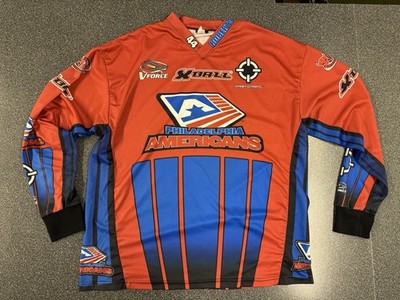 Maillot De Sport PRO Philadelphia Americans Smart Parts - XL #44 Pat Roberts, Rare