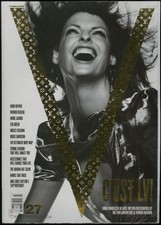 SPRING PREVIEW 2004 V MAGAZINE, LINDA EVANGELISTA, HUGH HEFNER, SPRING FASHION