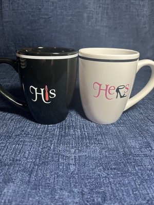 His & Hers Coffee/Tea Mug Cup Set of 2 By Dat'l Do-It Inc, D.D.J