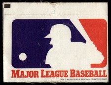 1968 Fleer Patches Major League Baseball Logo