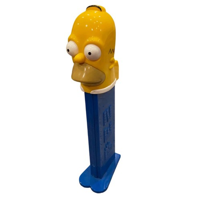 #ad PEZ Giant TALKING Homer Simpson Candy Dispenser Yellow Collectible 12quot; $9.98