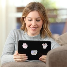  50 Pcs Adesivi Di Carta Per Portatile Adesivo Album Resistenti All'acqua