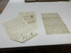 CIVIL WAR TWO LETTER SEVEN PINES AND BRASHER CITY LOUISIANA LETTERS