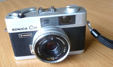 konica C35 automatic camera made in japan