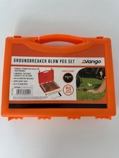 Vango Groundbreaker Glow Peg Set Heringe 20.5cm/6.5mm x 20 Peg Ext case
