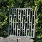 Durable Rectangular Cast Iron Grill, Perfect for Fire Pit BBQ, 330 x 300 mm