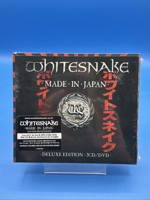 Whitesnake Made In Japan Deluxe Edition 2CD + DVD Sealed Korean Import David 
