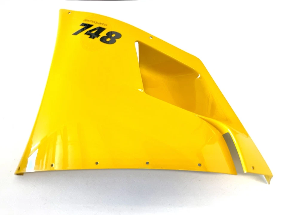 Cubierta de carenado medio amarillo genuino Ducati OEM 996 748 916 48010391A Foto 4 de 4