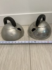 Pair of 2 Wagner Ware 4133m John G Rideout Magnalite 30s Art Deco Tea Pot Kettle
