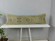 LONG BOLSTER PILLOW TURKISH RUG PILLOW LONG BED PILLOW LONG LUMBAR PILLOW DECOR