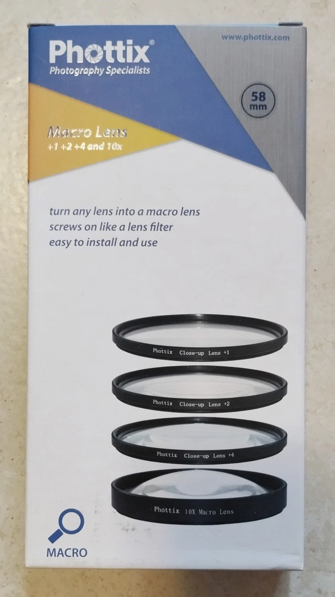 VBESTLIFE Kit 3 Filtri Per Obiettivo 58 Mm In Vetro Ottico - UV + CPL + FLD Con Custodia - Per Fotocamera DSLR