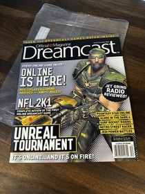 Dreamcast Magazine Sega NFL 2K1 Issue 9 December 2000 w/disc in shrink, stickers
