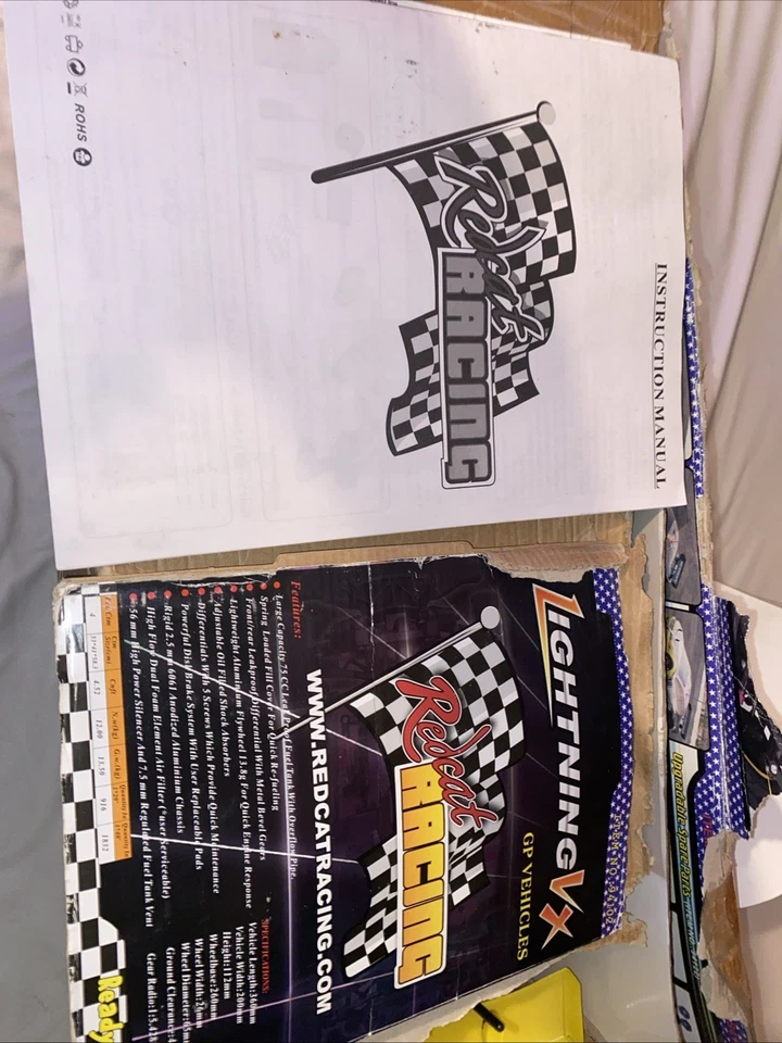 Lightning VX RTR Super Nitro RC Car with Remote Control Yellow 320-2 - Image 4 of 4