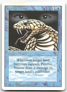 Psychic Venom Revised Edition MTG - Near Mint Common