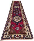 Amazing Hand Knotted Vintage Turkish Wool Area Runner Rug 11 x 3 Ft — photo 1