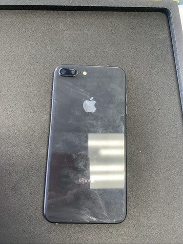 iPhone 8 Plus Back Housing Replacement frame Black Space Gray Original Grade B - Picture 2 of 4