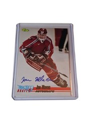 ?1995 Classic Draft Auto Jan Hlavac Auto Rookie Card NY Islanders. rookie card picture
