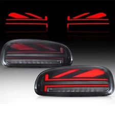LED Tail Lights For 2015-23 Mini F54 Clubman Cooper Smoked Sequential Rear Lamps