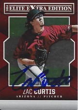 Zac Curtis Arizona Diamondbacks 2014 Panini Elite Signed Card
