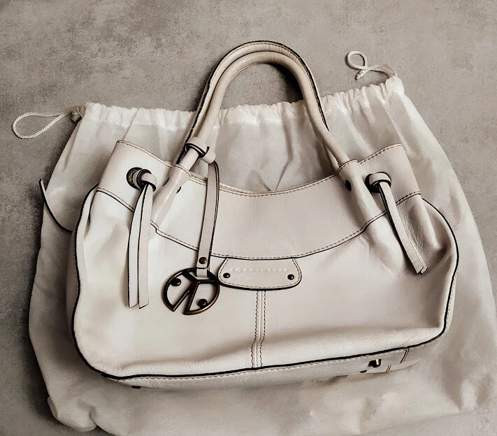 BORSA COCCINELLE PELLE BIANCA ORIGINALE eBay
