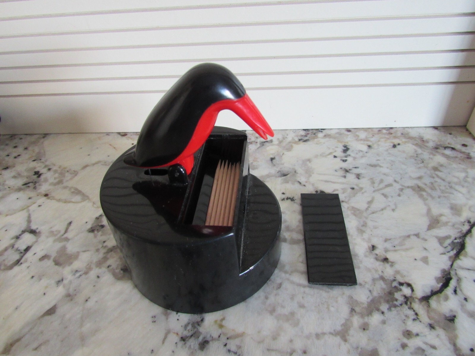 Vintage Penquin Bird Toothpick Holder Dispenser Novelty eBay