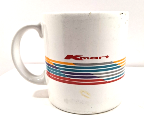 Vintage Preowned CBS Get Ready TV With K-MART Logo White Ceramic Coffee Mug - Picture 3 of 6