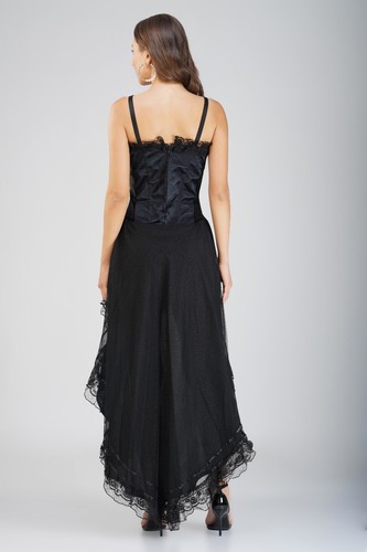 Gothic Long Corset Dress Halloween Costume Prom Party Diff Colors & Sizes - Foto 26 di 46