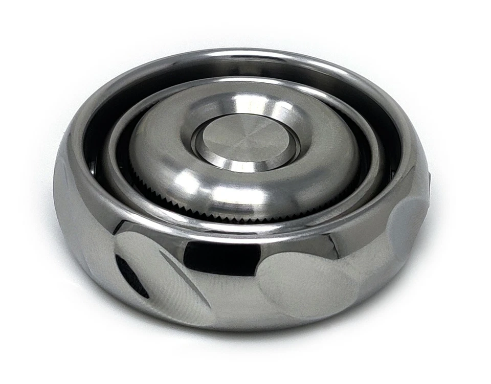 Giroscopio Mechforce EDC GEN2 acero inoxidable inquietud manual alivio del estrés juguete de enfoque Foto 2 de 4