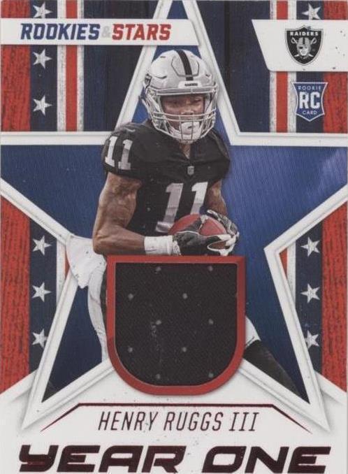 Henry Ruggs Rookie 2020 Panini Rookies & Stars - Year 1 Relics Henry Ruggs III #YO-HR (MEM ...