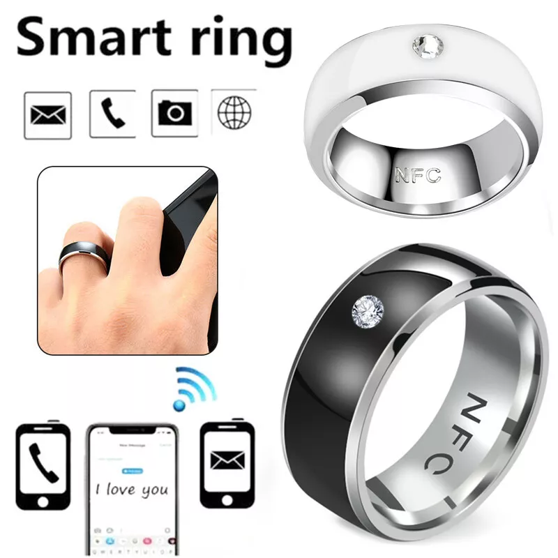 1pc Mobile Phone Label Smart Ring New Technology Smart Wearable