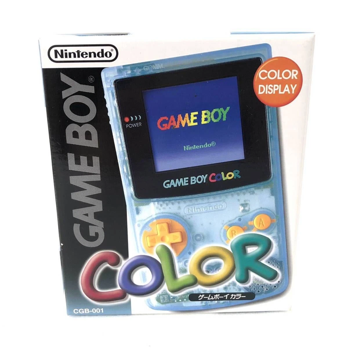 Nintendo Gameboy Color Console Water Blue TSUTAYA GBC GCB-001