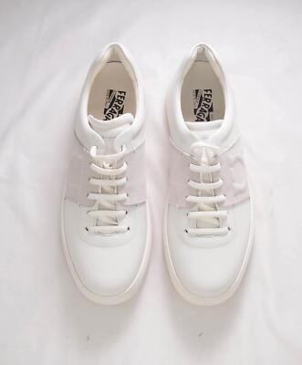 Salvatore Ferragamo ホワイトスニーカー $750 SALVATORE FERRAGAMO - *CULT* White Gancini Sneaker - 8.5M US