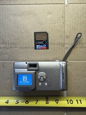 Tested- Works Olympus CAMEDIA D-370 Digital Camera W/ Memory Card Strap