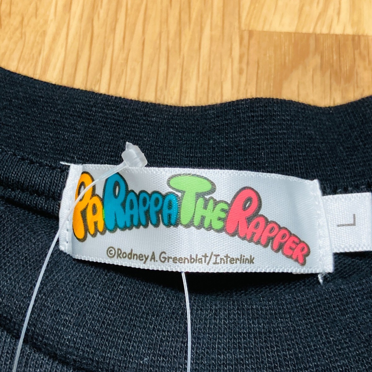 Parappa the Rapper Japanese L size Black T-shirt 2024 Rodney Pose