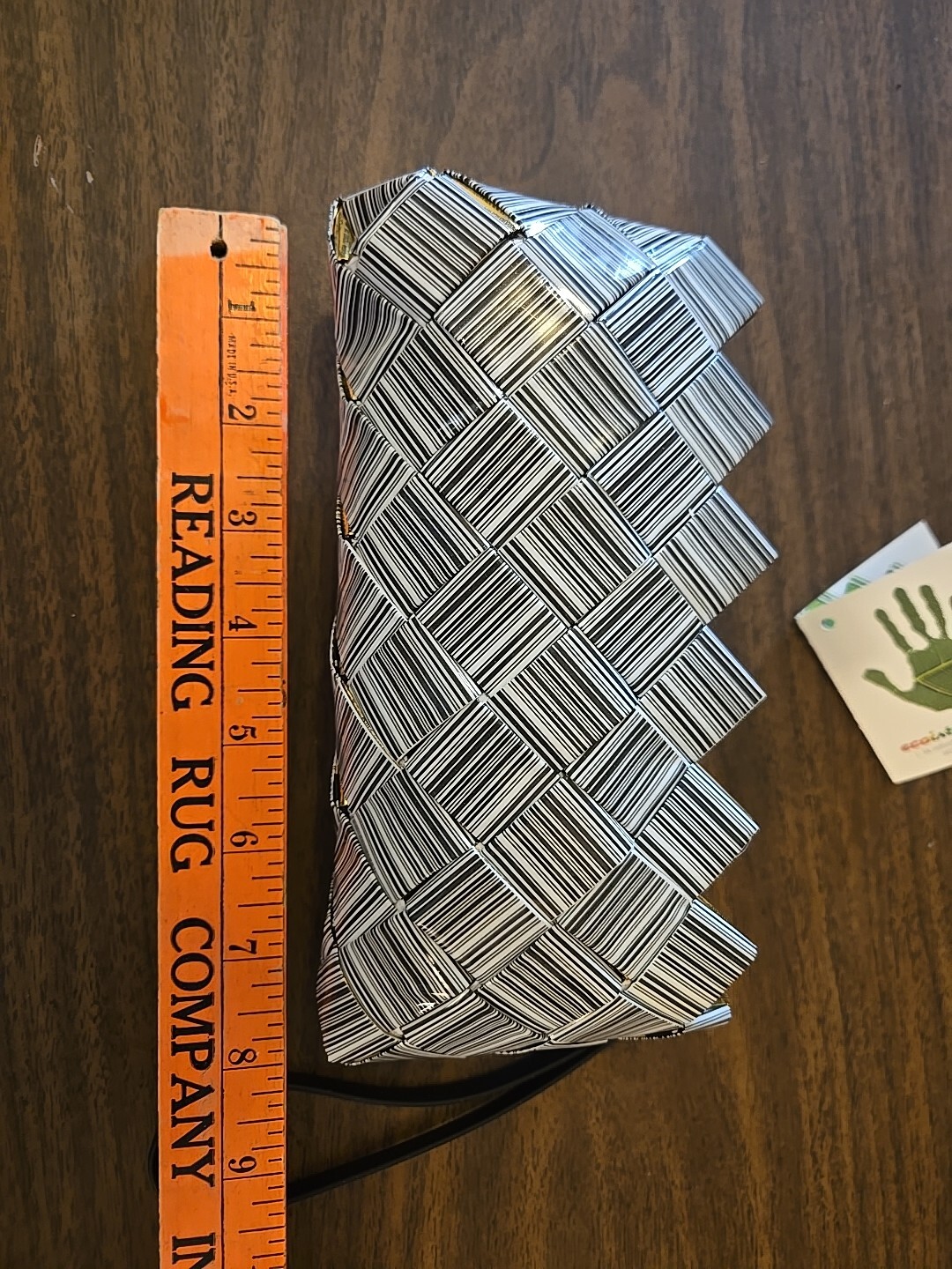 Recycled Candy Wrapper Bar Code Barcode Clutch  P… - image 12