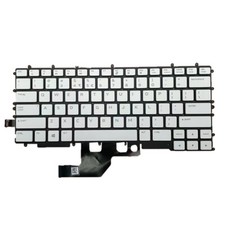 Backlit English US Keyboard For DELL G7 15 7500 0YFK2V YFK2V PK132VR1B00 White